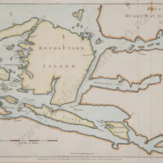 C1777 Handcoloured Book Plate Chart