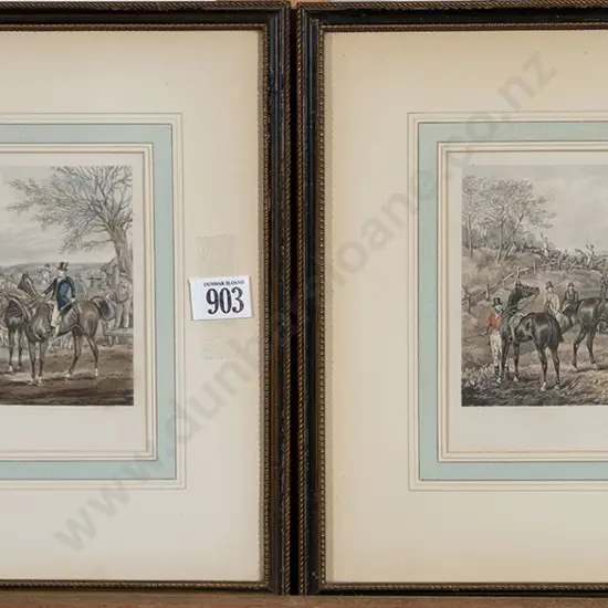 Pair Late C19th Sporting Prints