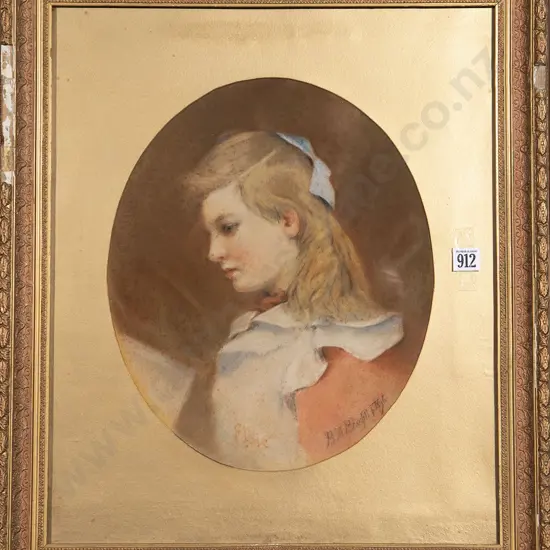 B A Branfill - Portrait of Elsie (1896)
