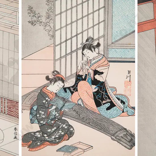 Three Japanese Woodblock Prints