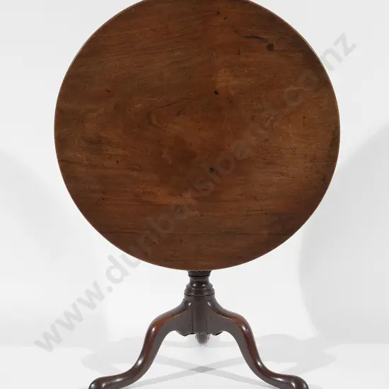 Geo III Mahogany Circular Snap Top Supper Table