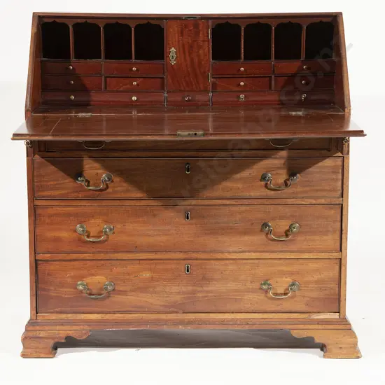 Geo III Mahogany Bureau