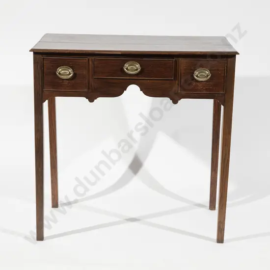 Geo III Oak Oblong Side Table