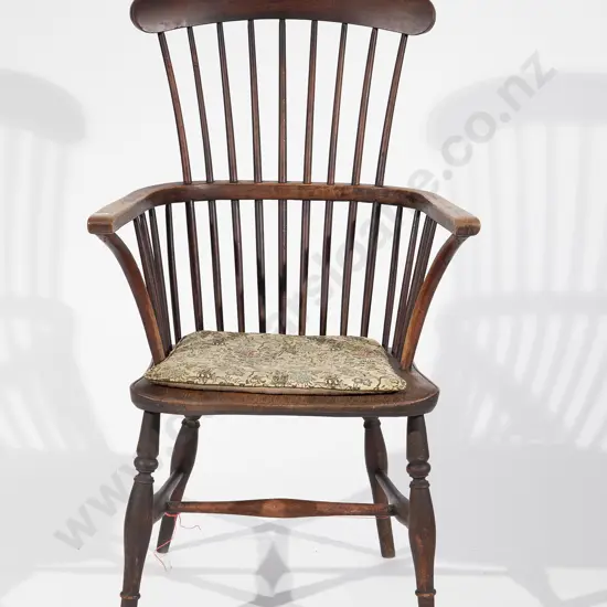 Geo III Elm and Beech Windsor Chair