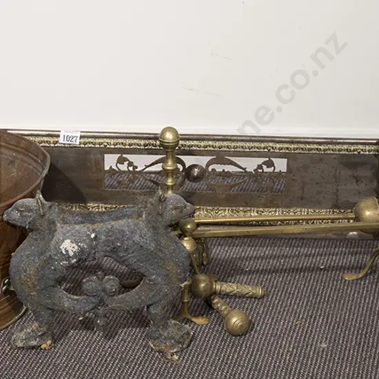 Set of C19th Steel Fire Irons