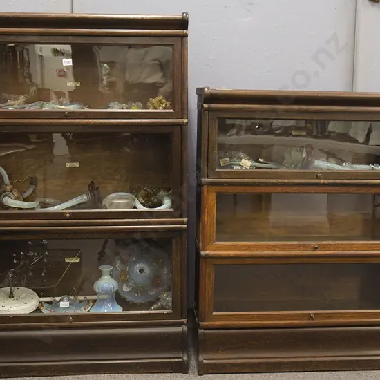 Globe Wernicke Oak Stacking Bookcase