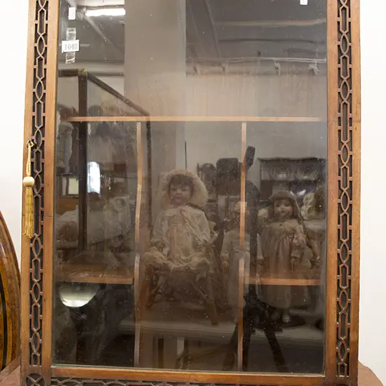 Victorian Walnut Music Cabinet