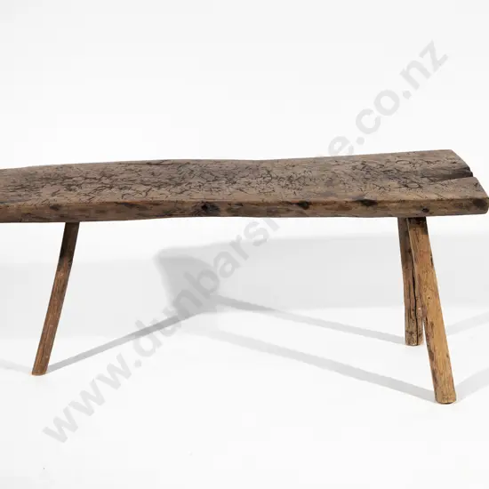 Rare NZ Rewa Rewa Rustic Pig Bench