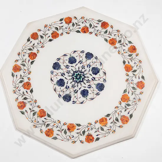 Pietra Dura Octagonal Table Top