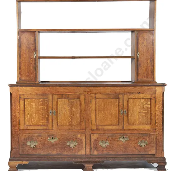 Geo III Oak Kitchen Dresser