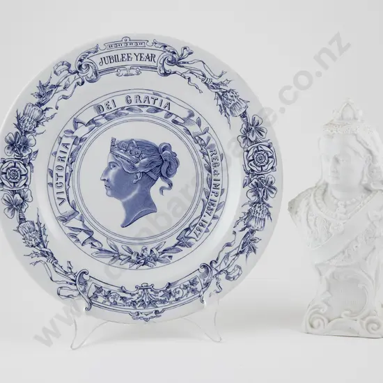 Queen Victoria Parian Ware Bust