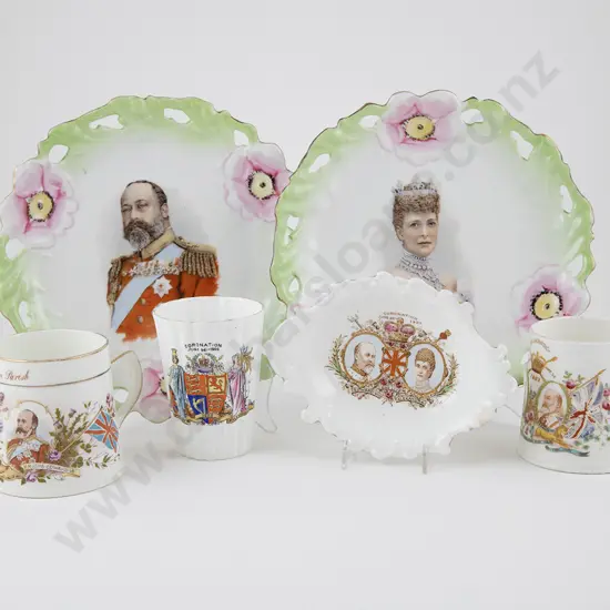 Six Geo V & Queen Mary Commemorative Pieces