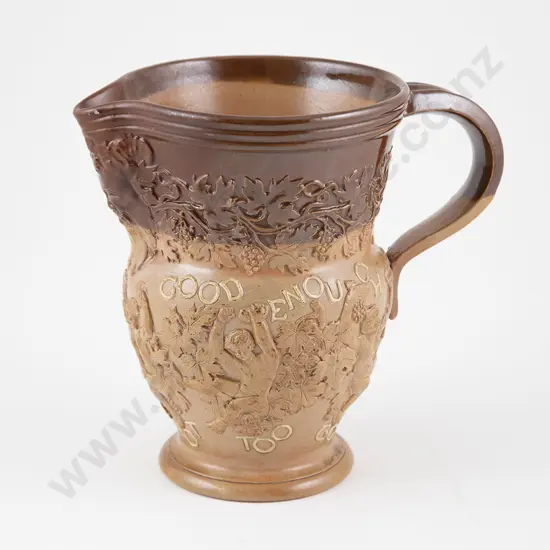 Doulton Lambeth Stoneware Bacchus Jug