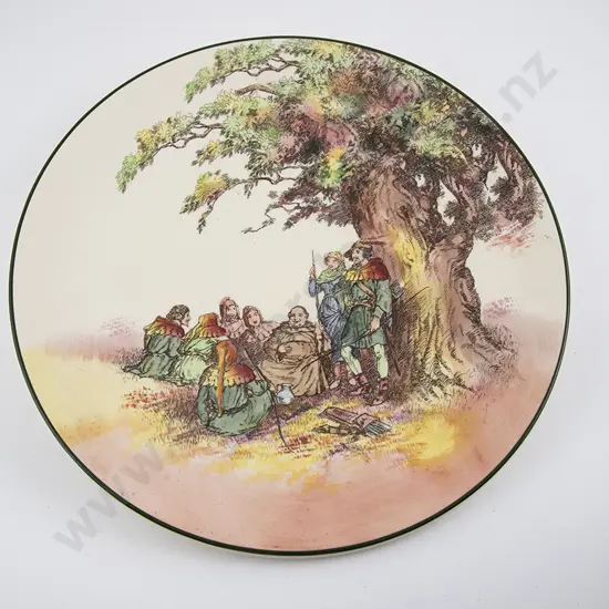 Royal Doulton Under The Greenwood Tree Large Circular Wall Plate