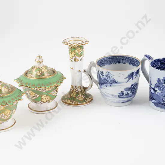 Rockingham Style Three Piece Desk Set