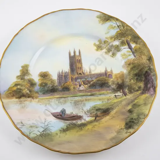 Royal Worcester Gloucester Cathedral Plate