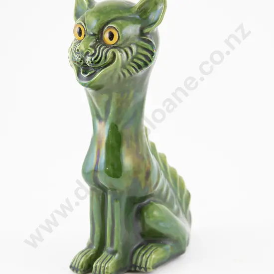 Aller Vale Pottery Art Nouveau Figure Of A Cat