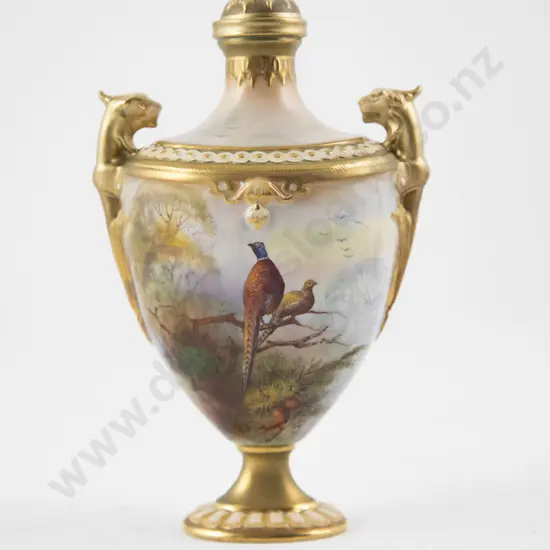 Royal Worcester Vase and Cover
