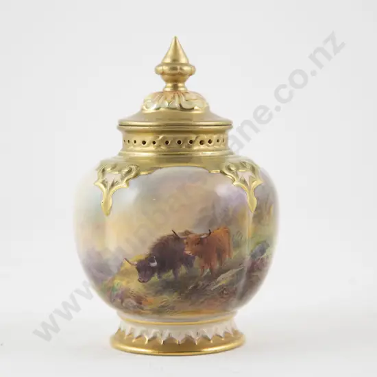 Royal Worcester Vase and Cover