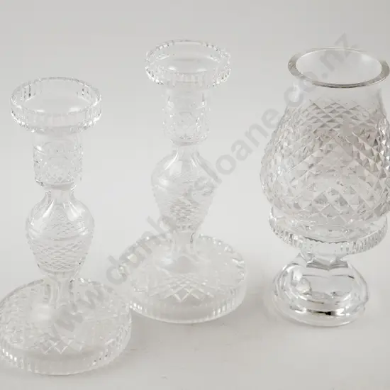 Waterford Crystal Pair Candlesticks