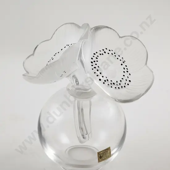 Lalique Vase Deux Anemones Perfume Bottle