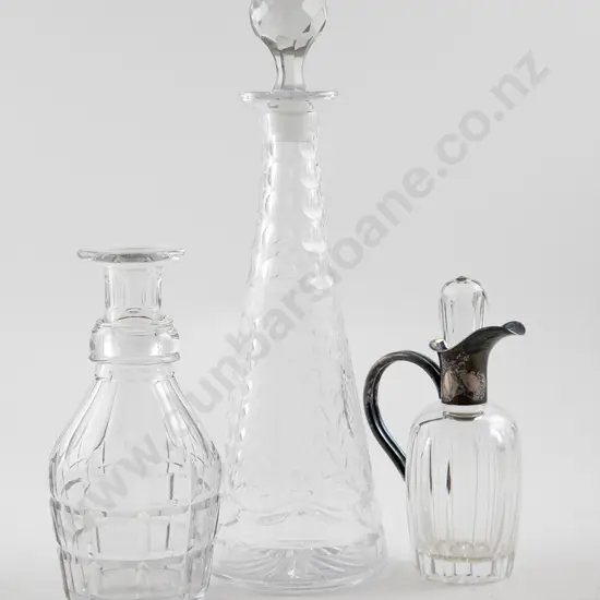 Crystal Mixed Cut Decanter
