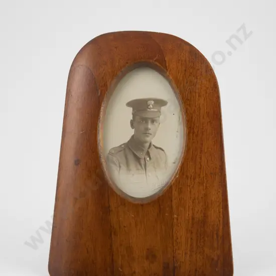 A Sepia Photo Of A WWI Soldier