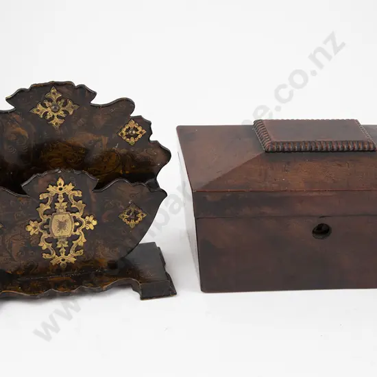 Regency Rosewood Tea caddy