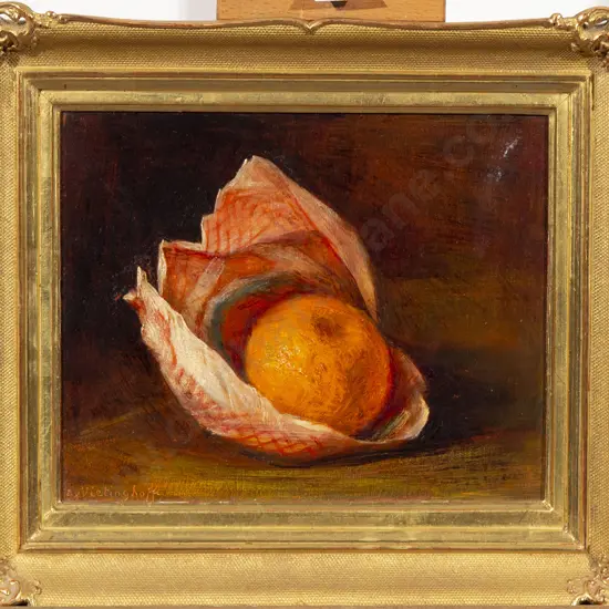 Attrib Egon von Vietinghoff (Swiss/German) - Still Life with Orange