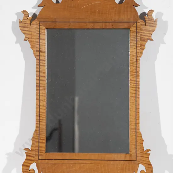 Geo III Style Satinwood Wall Mirror