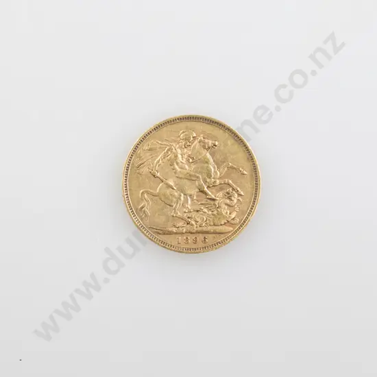 1896 Gold Sovereign