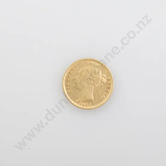 1883 Gold Half Sovereign