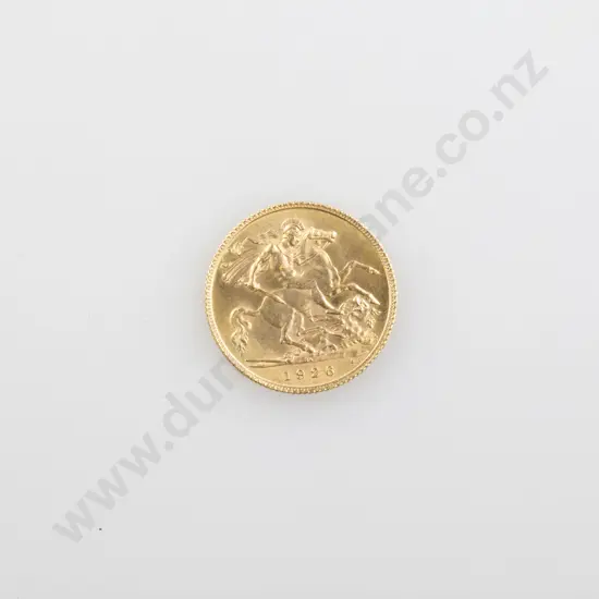 1926 Gold Half Sovereign