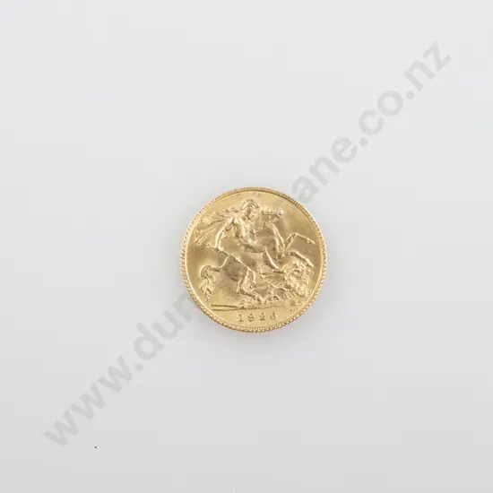 1926 Gold Half Sovereign