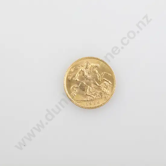 1926 Gold Half Sovereign