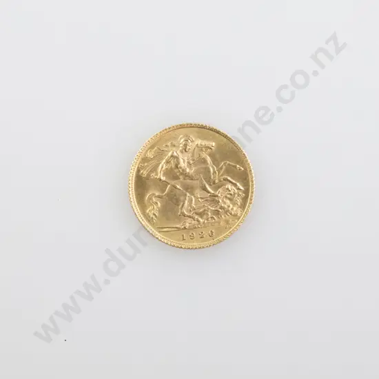 1926 Gold Half Sovereign