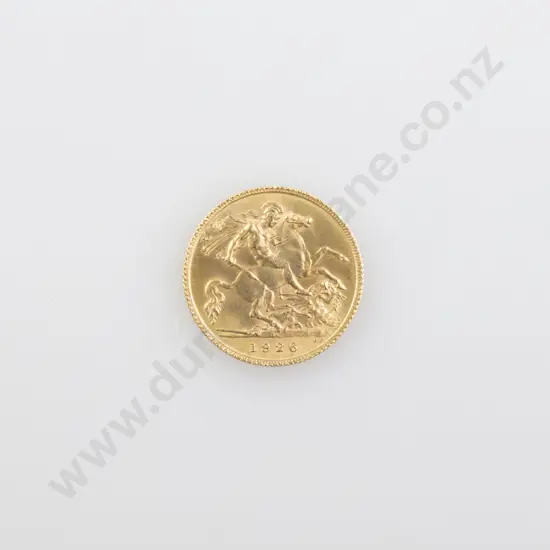 1926 Gold Half Sovereign