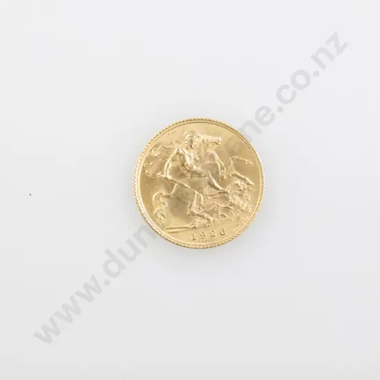 1926 Gold Half Sovereign