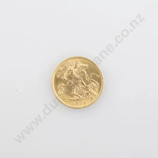 1926 Gold Half Sovereign