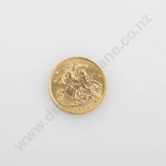 1926 Gold Half Sovereign