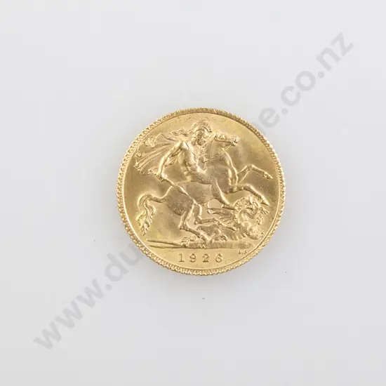 1926 Gold Half Sovereign