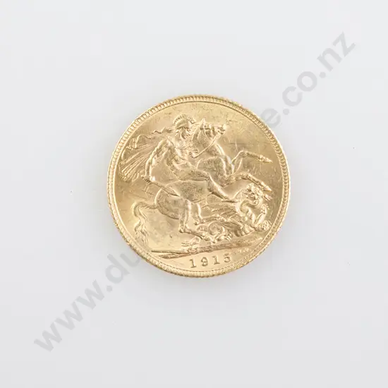 1915 Gold Sovereign