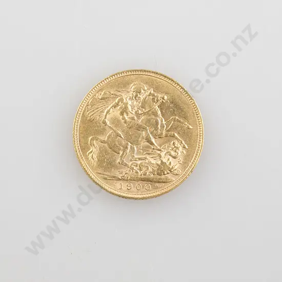 1900 Gold Sovereign