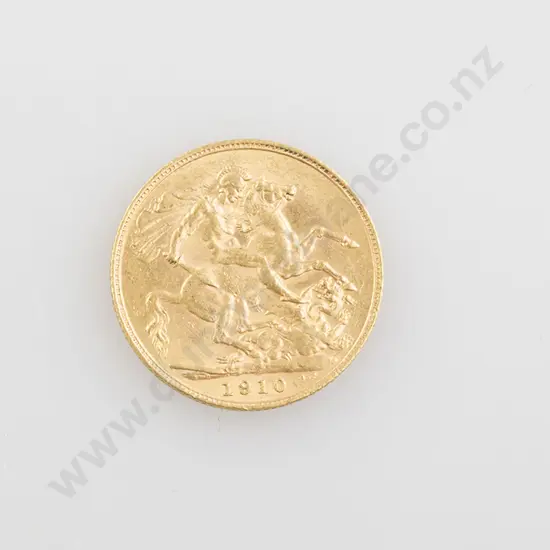 1910 Gold Sovereign