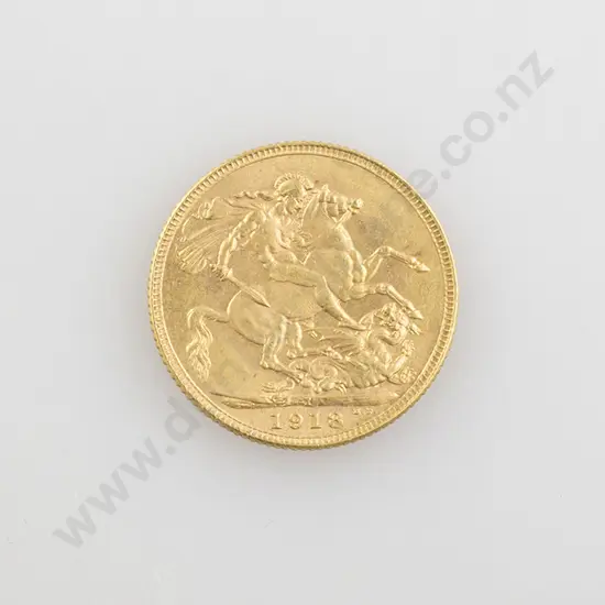 1918 Gold Sovereign