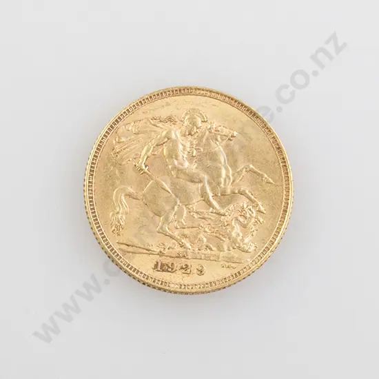 1929 Gold Sovereign