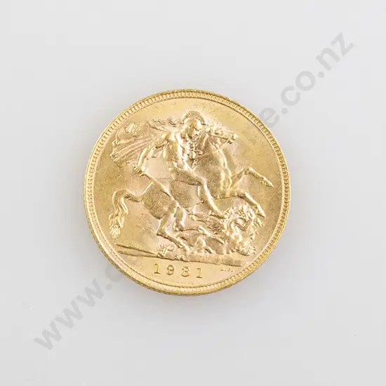 1931 Gold Sovereign