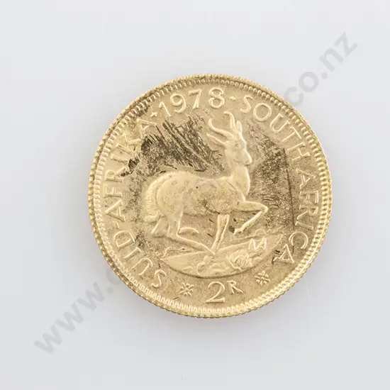 1978 South African 2 Rand Gold Coin