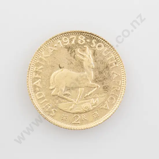 1978 South African 2 Rand Gold Coin