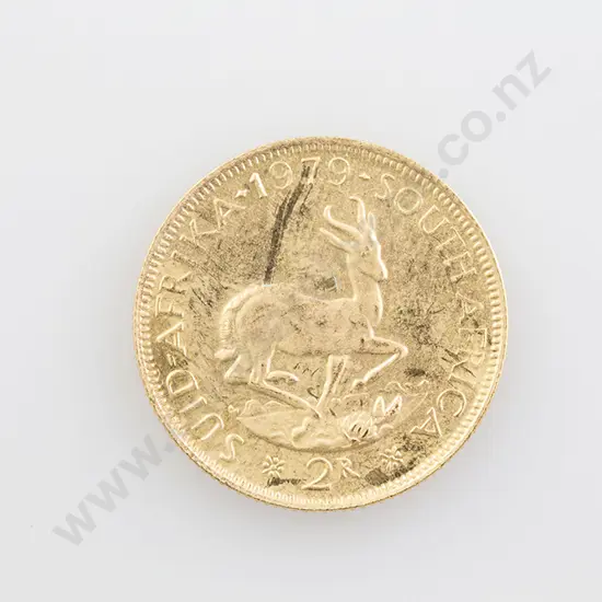1979 South African 2 Rand Gold Coin